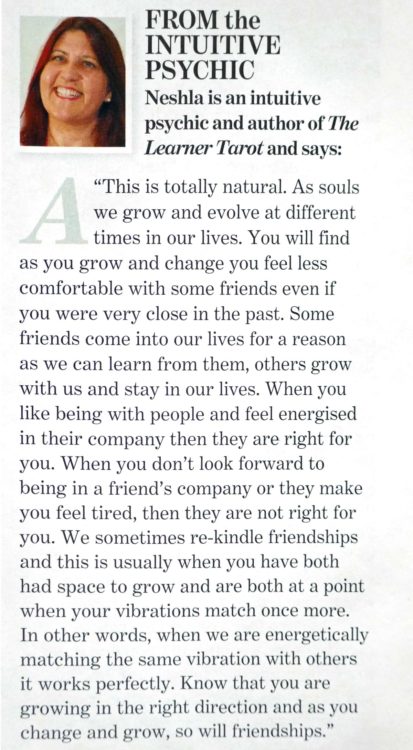 Soul & Spirit Magazine March 2020 Neshla Avey Article